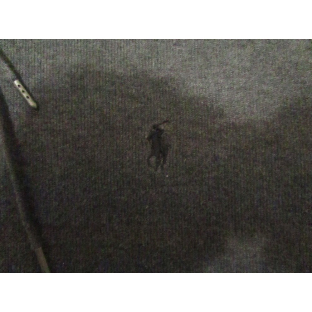 Ralph Lauren Polo Hoodie Mens Extra Large Gray Elbow Patch Pony Logo Sweater - Picture 5 of 11
